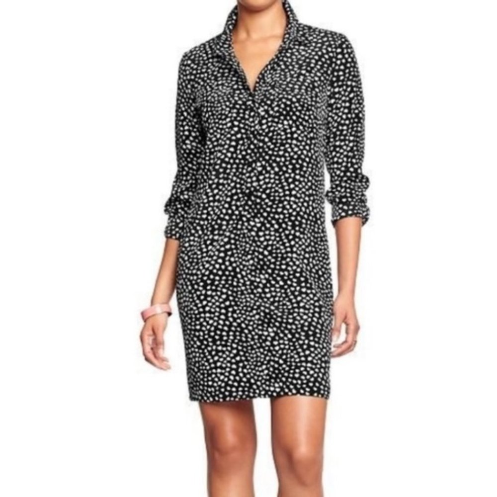Old Navy | Long Sleeve Heart Print Dress